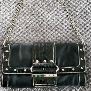 Guess Satin Clutch Bag